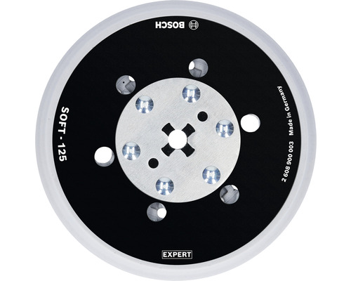 Feuille abrasive disque perforations multiples Bosch, Ø 125 mm, 8 trous
