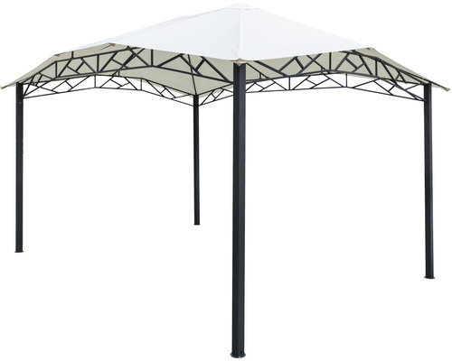 Pavillon bellavista - Home & Garden Vario 300 x 400 cm beige Gartenzelt mit Metallgestell und Stoffdach für den Außenbereich