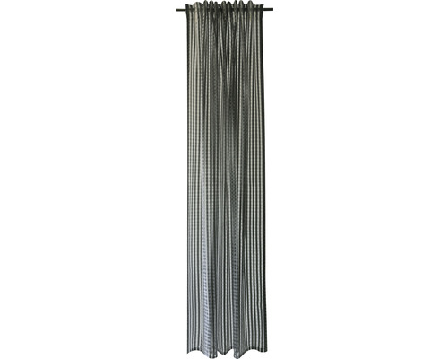 Rideau avec boucle dissimulée Juniper gris 140 x 245 cm