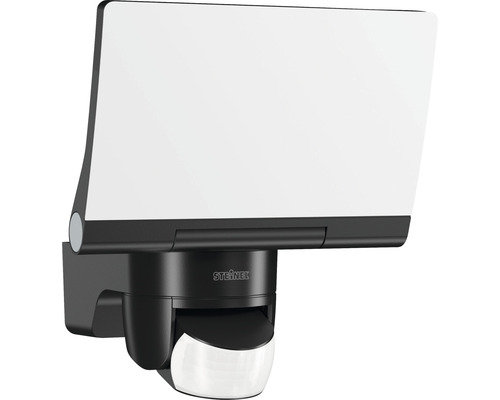 Projecteur à capteur LED Steinel 13,7W 1550 lm 3000 K blanc chaud hxLxl 218x161x180 mm pouvant être commandée via l'appli Bluetooth XLED Home 2 SC noir