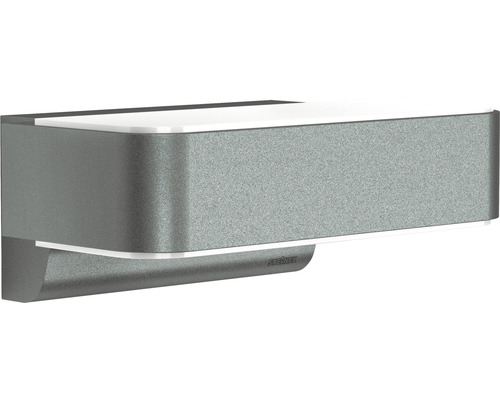 Graue Außenwandleuchte