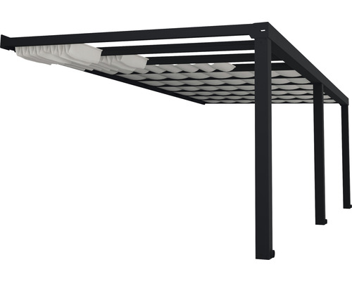 Pergola mit Lamellendach für den Garten oder die Terrasse