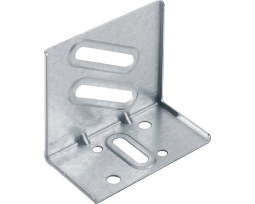 Raccord d'angle pour profilé Knauf UA 100 mm paquet = 4 pces Équerre d''assemblage métallique avec trous et oblongs