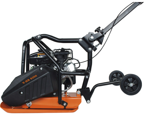 Vibrationsplatte mit Rädern für Bodenverdichtungsarbeiten