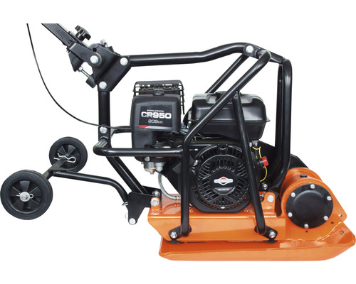 Bodenverdichter mit Motor und Rädern