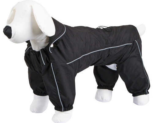 Manteau pour la pluie pour chien Manchester taille XXL 60 cm noir