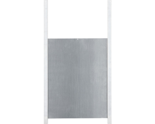 Porte coulissante pour poules 300 x 400 mm avec rails de guidage Chatière en aluminium
