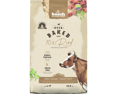 Croquettes pour chiens Bosch Oven Baked bœuf 10 kg