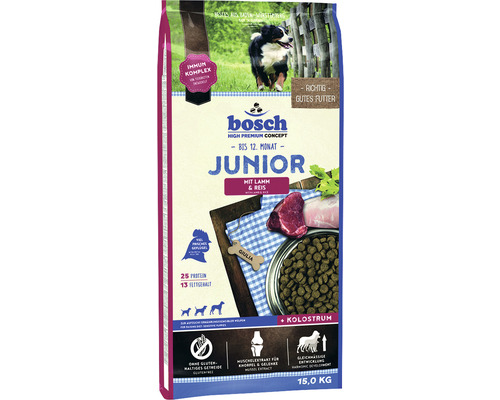 Nourriture pour chien sèche, Bosch Junior agneau et riz 15 kg