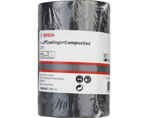 Rouleau de papier abrasif Bosch pour revêtements et composites