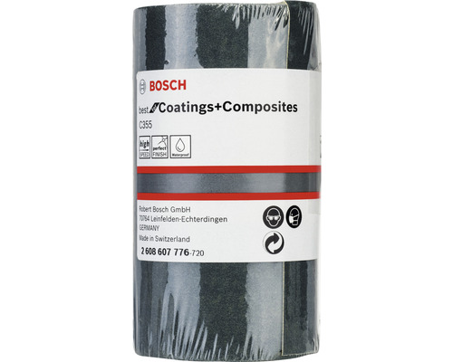 Rouleau de papier abrasif Bosch pour peintures et matériaux composites