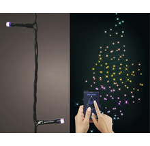 Guirlande lumineuse avec LED et commande par smartphone pour la décoration