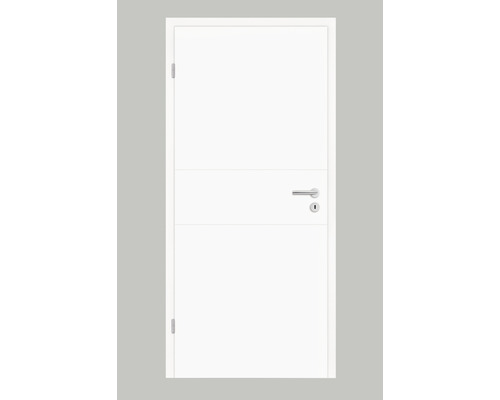 Porte intérieure Pertura Tilda 11 Design blanc (semblable à RAL 9003) 98,5x198,5 cm gauche