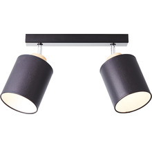 Plafonnier avec deux spots