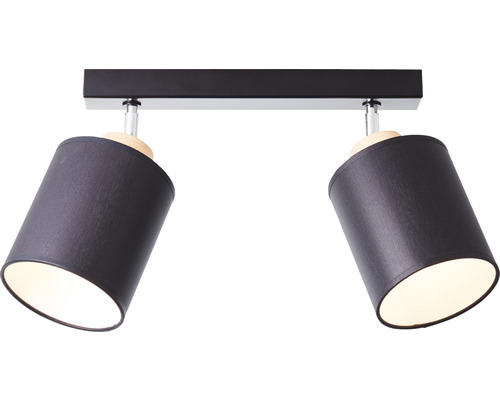 Plafonnier avec deux spots