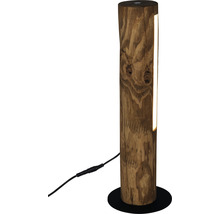Lampadaire en bois avec éclairage LED intégré et câble d''alimentation
