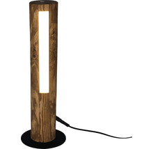 Lampadaire en bois avec lumière LED