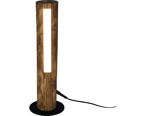 Lampadaire en bois avec lumière LED