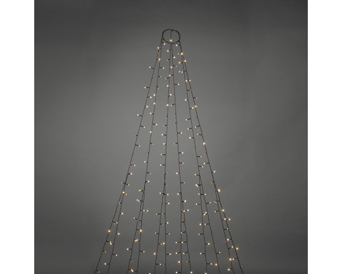Rideau pour sapin Konstsmide 270 LED couleur d'éclairage ambre avec minuterie Rideau pour sapin Konstsmide 270 LED couleur d'éclairage ambre avec minuterie