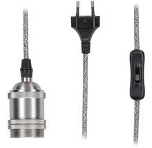 Pendelleuchte mit Fassung, Stecker und Schalter