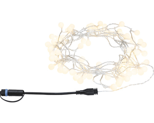 Guirlande lumineuse avec lampes rondes