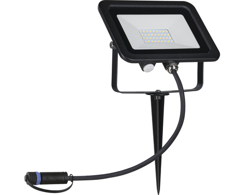 Piquet de terre Paulmann Plug & Shine IP65 15,5W 1400 lm 3000 K blanc chaud hxlxp 145x160x26 mm Flood noir Piquet de terre Paulmann Plug & Shine IP65 15,5W 1400 lm 3000 K blanc chaud hxlxp 145x160x26 mm Flood noir