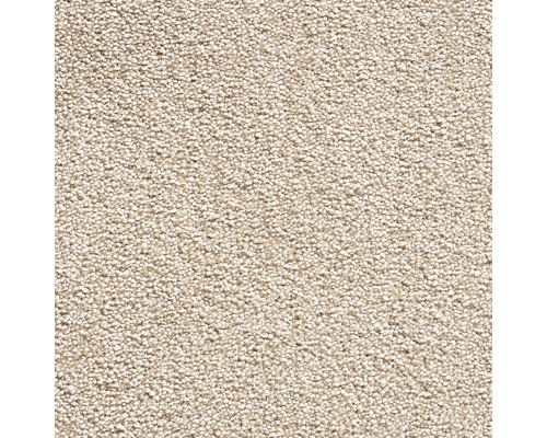 Moquette velours frisé Percy beige largeur 400 cm (au mètre)