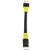 Câble de raccordement Goal Zero câble USB vers Lightning noir et jaune 12 cm-thumb-0
