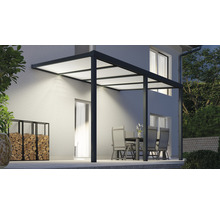Terrassenüberdachung Veranda Easy LED-Beleuchtung 400 x 300 cm anthrazit-thumb-1