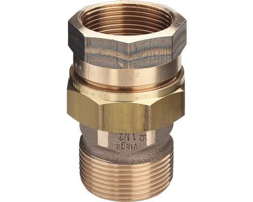 Raccord vissé viega bronze rouge FD 3331 1/2"FI/FE 271374