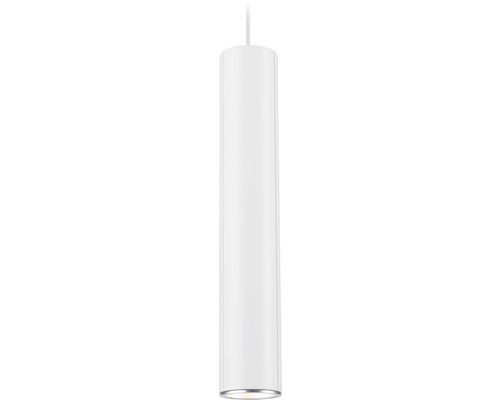 Weisse Hängelampe für den Innenbereich.