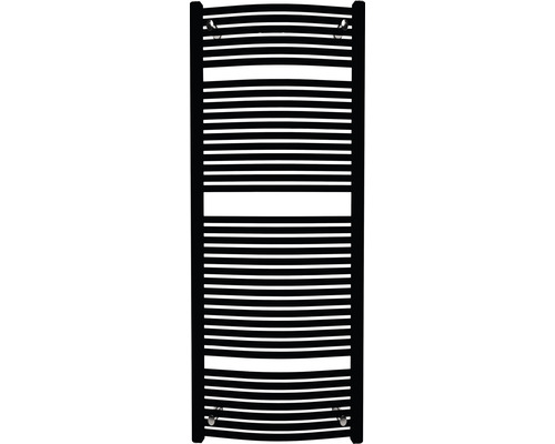 Radiateur de salle de bains Rotheigner SWING 1215 x 595 mm noir mat raccordement des deux côtés en bas-0