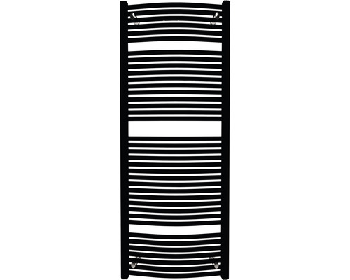 Radiateur de salle de bains Rotheigner SWING 1215 x 595 mm noir mat raccordement des deux côtés en bas