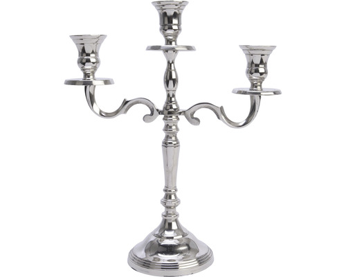 Chandelier en métal à trois branches