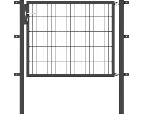 Einzeltor ALBERTS Flexo 6/5/6 125 x 100 cm inkl. Pfosten 6 x 6 cm anthrazit-0