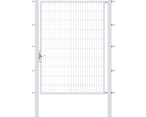 Portillon simple ALBERTS Flexo 150 x 200 cm 6/5/6 dormant 40x40 avec poteaux 8 x 8 cm galvanisé à chaud