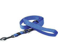 Laisse pour chien bleue avec mousqueton