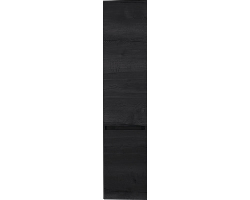 Armoire haute Sanox Maxx XL couleur de façade black oak chêne noir 35 x 160 x 35 cm