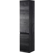 Armoire haute Sanox Maxx XL couleur de façade black oak chêne noir 35 x 160 x 35 cm