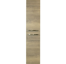 Holzschrank mit horizontalen Griffen