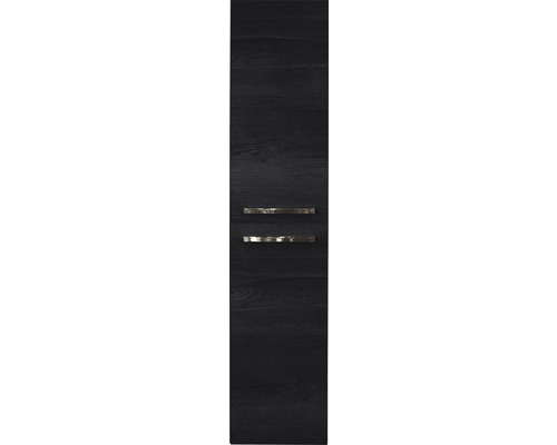 Armoire haute Sanox Seville couleur de façade black oak 35 x 160 x 35 cm