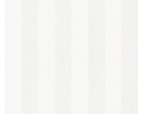 Papier peint intissé 5720 Patent Decor Green Label rayures blanc Papier peint à rayures