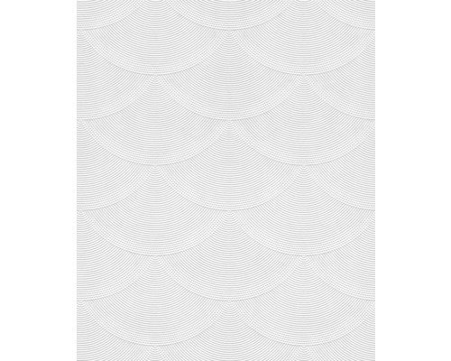 Vliestapete 9382 Patent Decor Grafisch weiß Tapete mit Halbkreis Muster