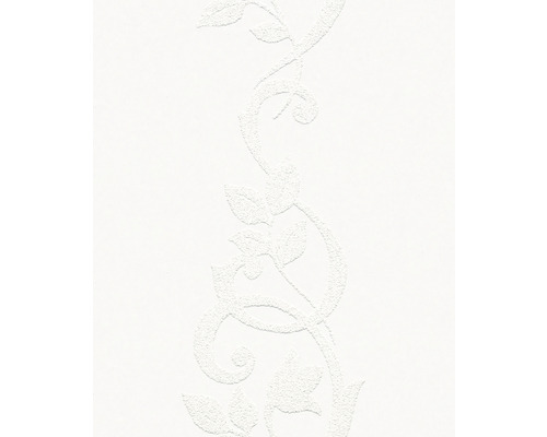 Papier peint intissé 9493 Patent Decor 3D Floral blanc Papier peint avec motif de feuilles