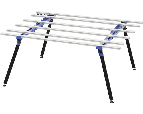 Arbeitstisch Kaufmann 180 x 100-150 cm verstellbar für großformatige Fliesen Schneidetisch mit Aluminiumprofilen und verstellbaren Füßen