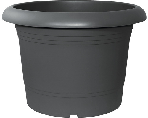 Pot de fleurs Geli Montana env. 80 cm plastique anthracite Pot de fleurs gris pour le jardin