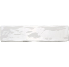 Weisse glänzende Keramikfliese