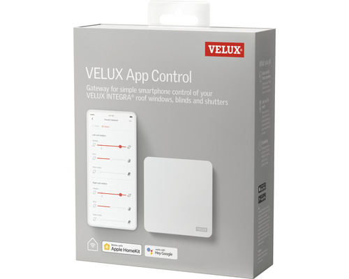 Commande d''application VELUX pour une commande simple par smartphone de vos fenêtres de toit, stores et volets VELUX INTEGRA