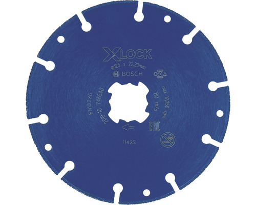 Bosch X-Lock Trennscheibe mit 125 Millimeter Durchmesser