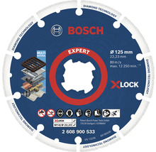 Disque de tronçonnage diamanté Bosch Professional Expert Metall Ø 125x22,23mm Multi Construction, fixation X-LOCK-thumb-0